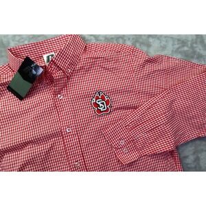 University of‎ South Dakota Coyotes Button Dress Shirt Men's Size M New NWT NCAA